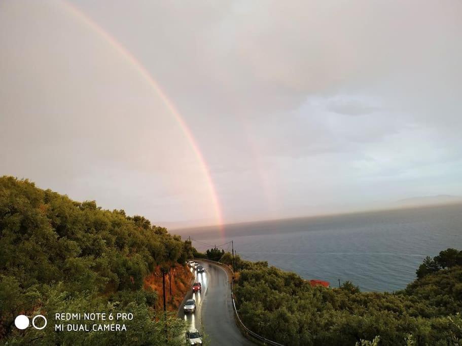 Pelion Mountain & Sea Villa - Private Studio Ano Gatzea Buitenkant foto